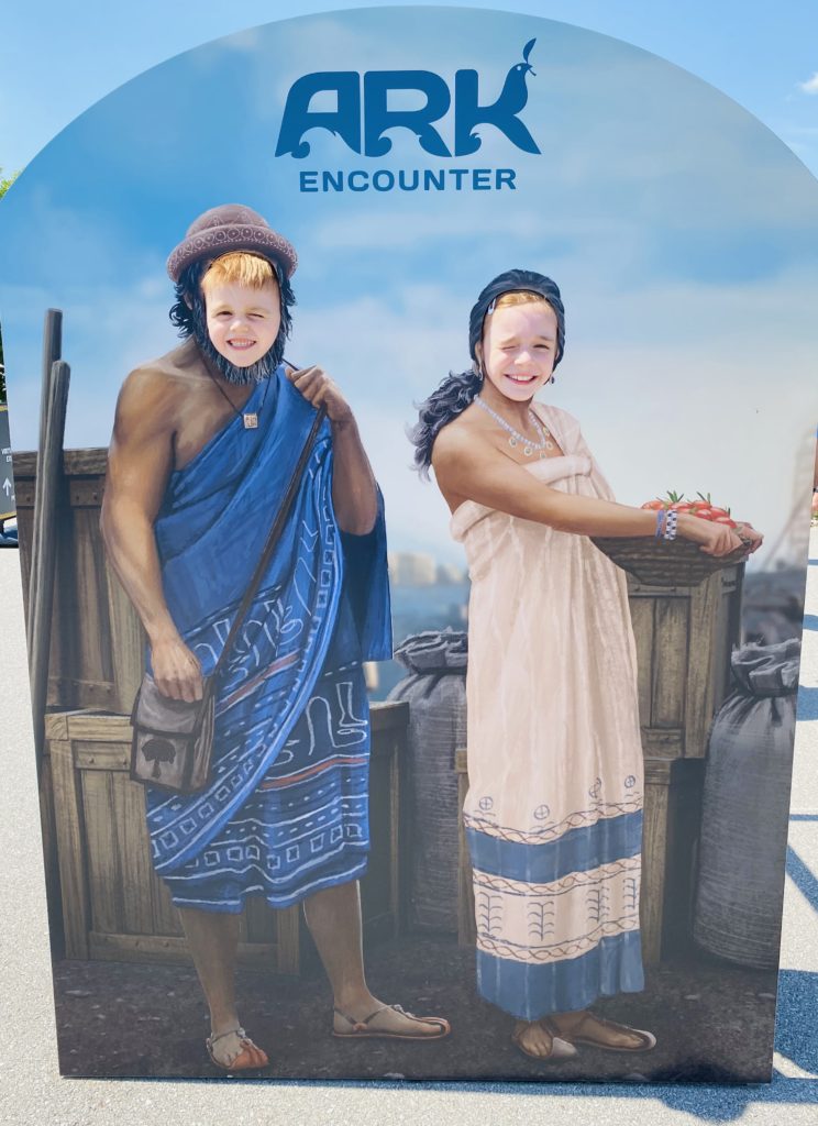 tips for visiting the ark encounter face cutouts